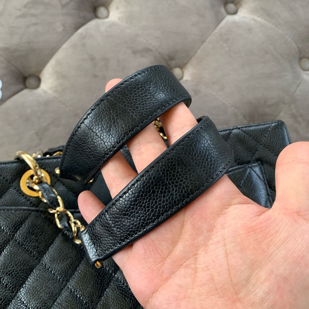 🚫⛔️SOLD⛔️🚫Chanel gst black quilted caviar - Picture 5 of 8